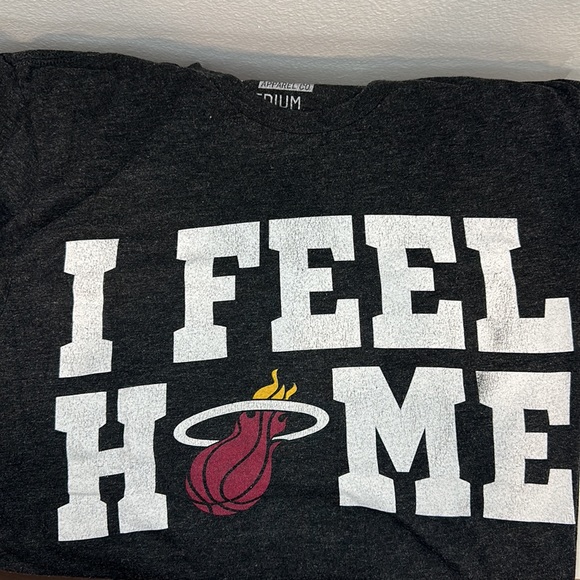 Miami Heat T-Shirt Graphic I FEEL HOME Sportiqe Medium - Picture 6 of 6